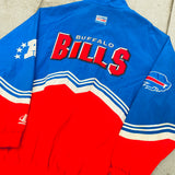 Buffalo Bills: 1990's Logo Athletic Diamond Spike Proline Fullzip Lightweight Jacket (L)