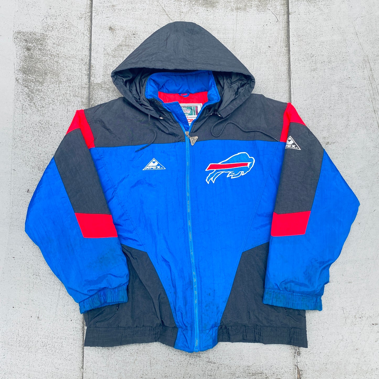 Buffalo Bills: 1990's Apex One Fullzip Jacket (L)