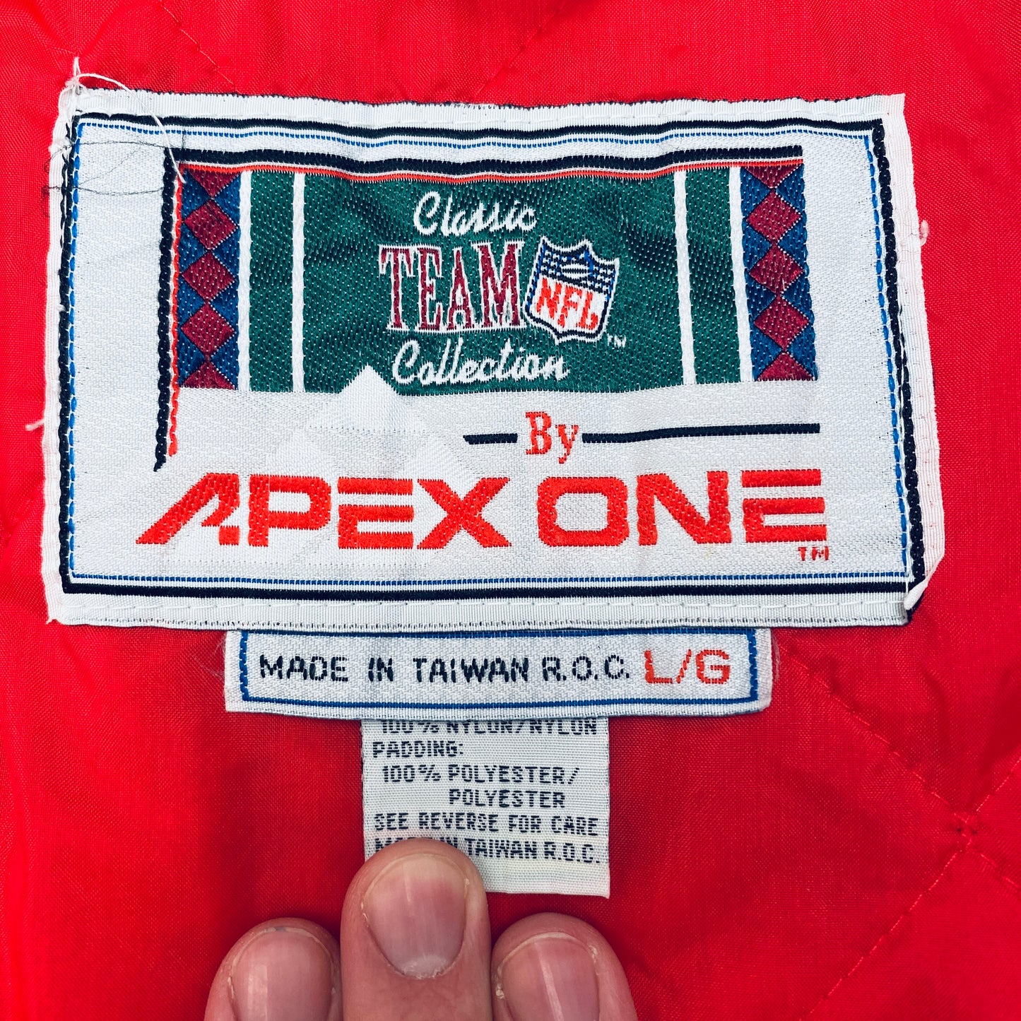 Buffalo Bills: 1990's Apex One Fullzip Jacket (L)