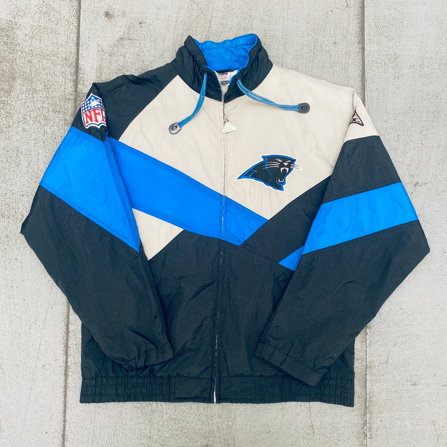 Carolina Panthers: 1990's Apex One Fullzip Windbreaker (M)