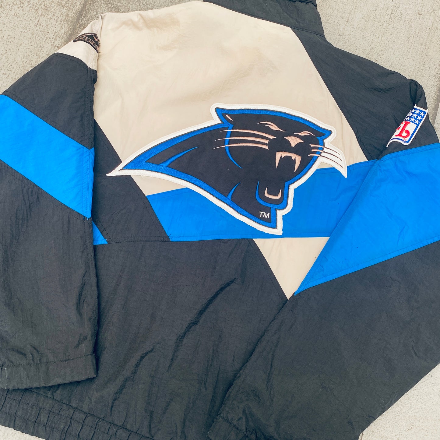 Carolina Panthers: 1990's Apex One Fullzip Windbreaker (M)