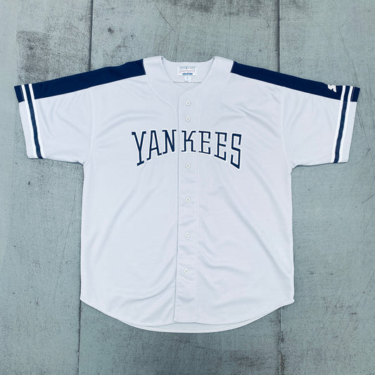 New York Yankees: 1990's Spellout Starter Baseball Jersey (XL)