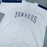 New York Yankees: 1990's Spellout Starter Baseball Jersey (XL)