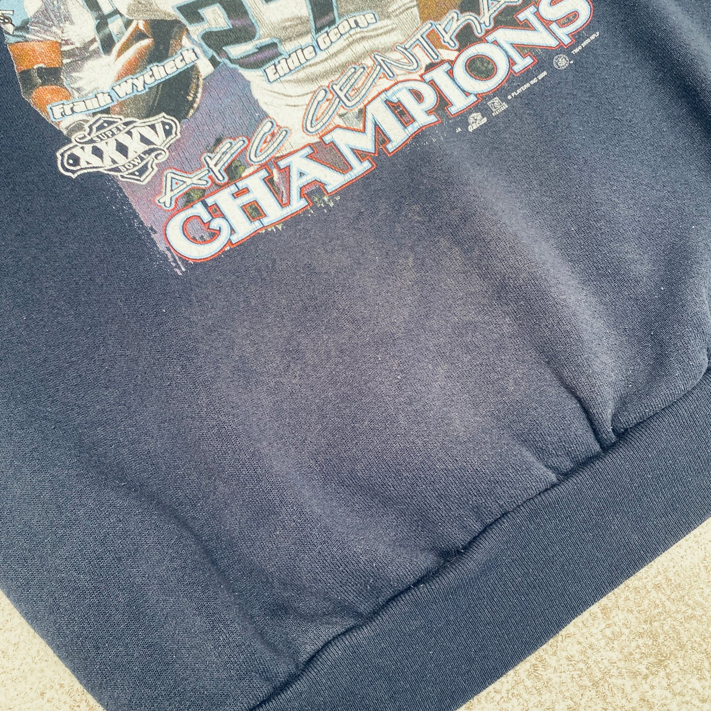 Tennessee Titans: 2000 AFC Central Champions Graphic Sweat (L)