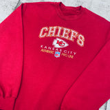 Kansas City Chiefs: 2000's Embroidered Spellout Sweat (M)