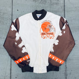 Cleveland Browns: 1990's Chalk Line Fanimation Bomber Jacket (M)
