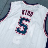 New Jersey Nets: Jason Kidd 2001/02 White Reebok Jersey (XL)
