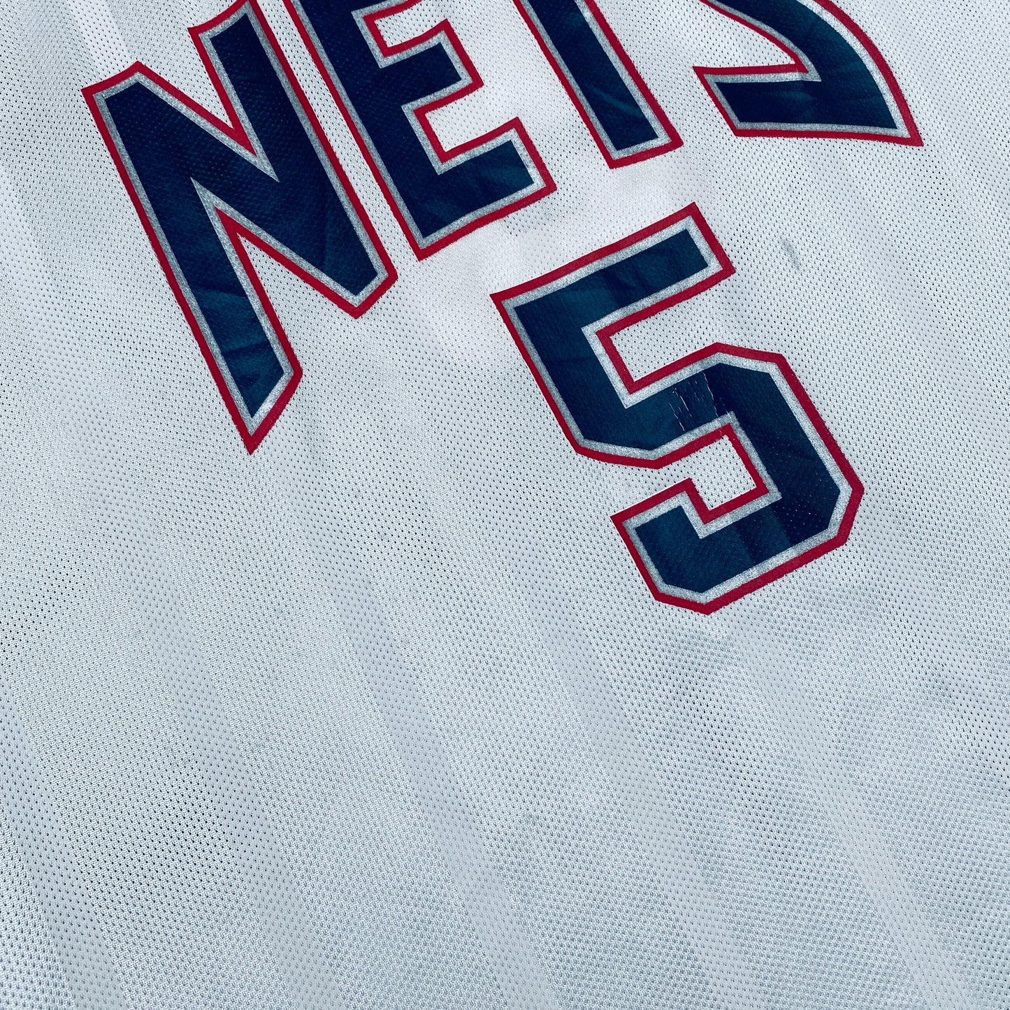 New Jersey Nets: Jason Kidd 2001/02 White Reebok Jersey (XL)