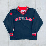 Chicago Bulls: 1990's Champion Spellout Courtside Jacket (L)