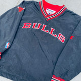Chicago Bulls: 1990's Champion Spellout Courtside Jacket (L)