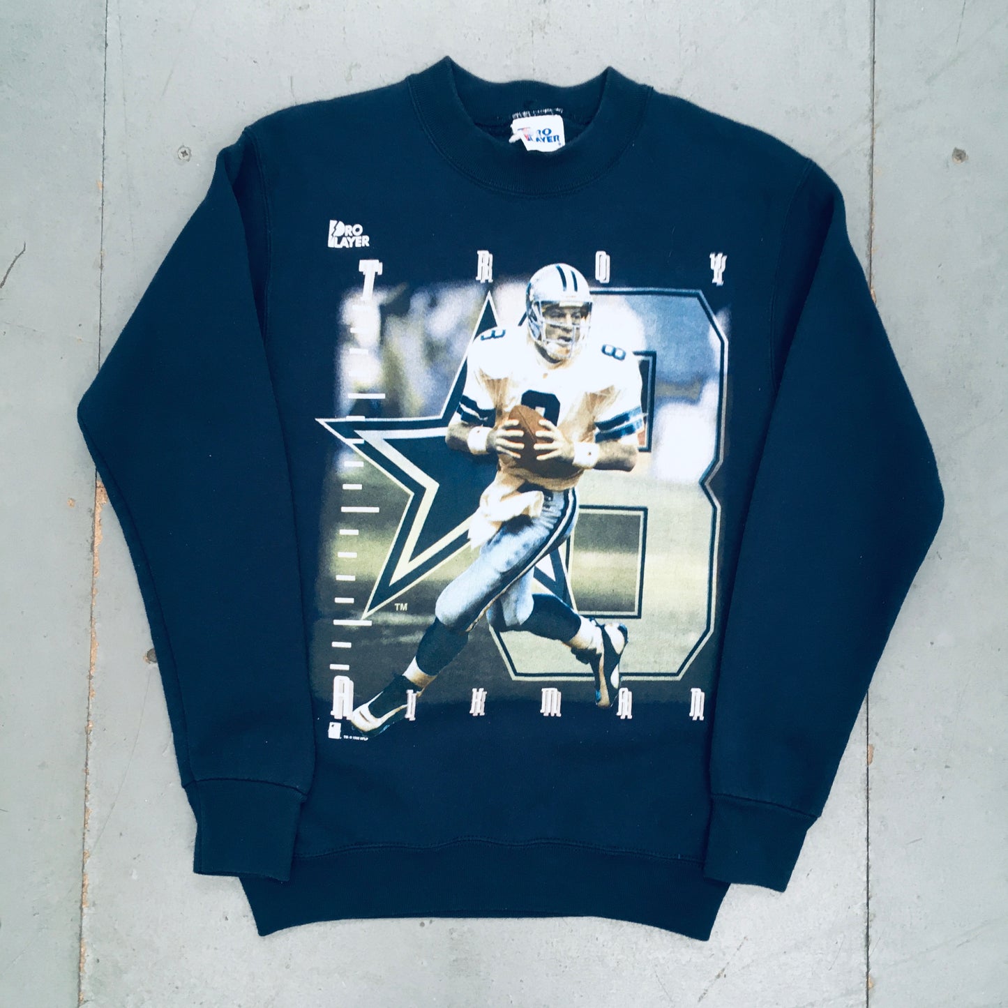 Dallas Cowboys: 1995 Pro Player Troy Aikman Sweat (S)