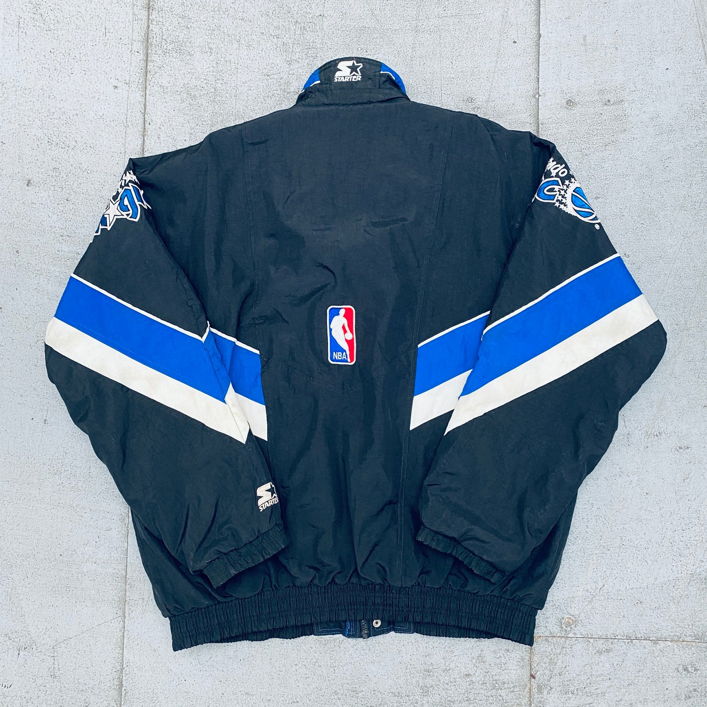 Orlando Magic: 1990's Fullzip NBA Authentics Starter Chevron Jacket (XL)