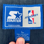 Vancouver Grizzlies: 1994 Team Announce Reverse Spellout Fullzip NBA Authentics Starter Chevron Jacket (L/XL)