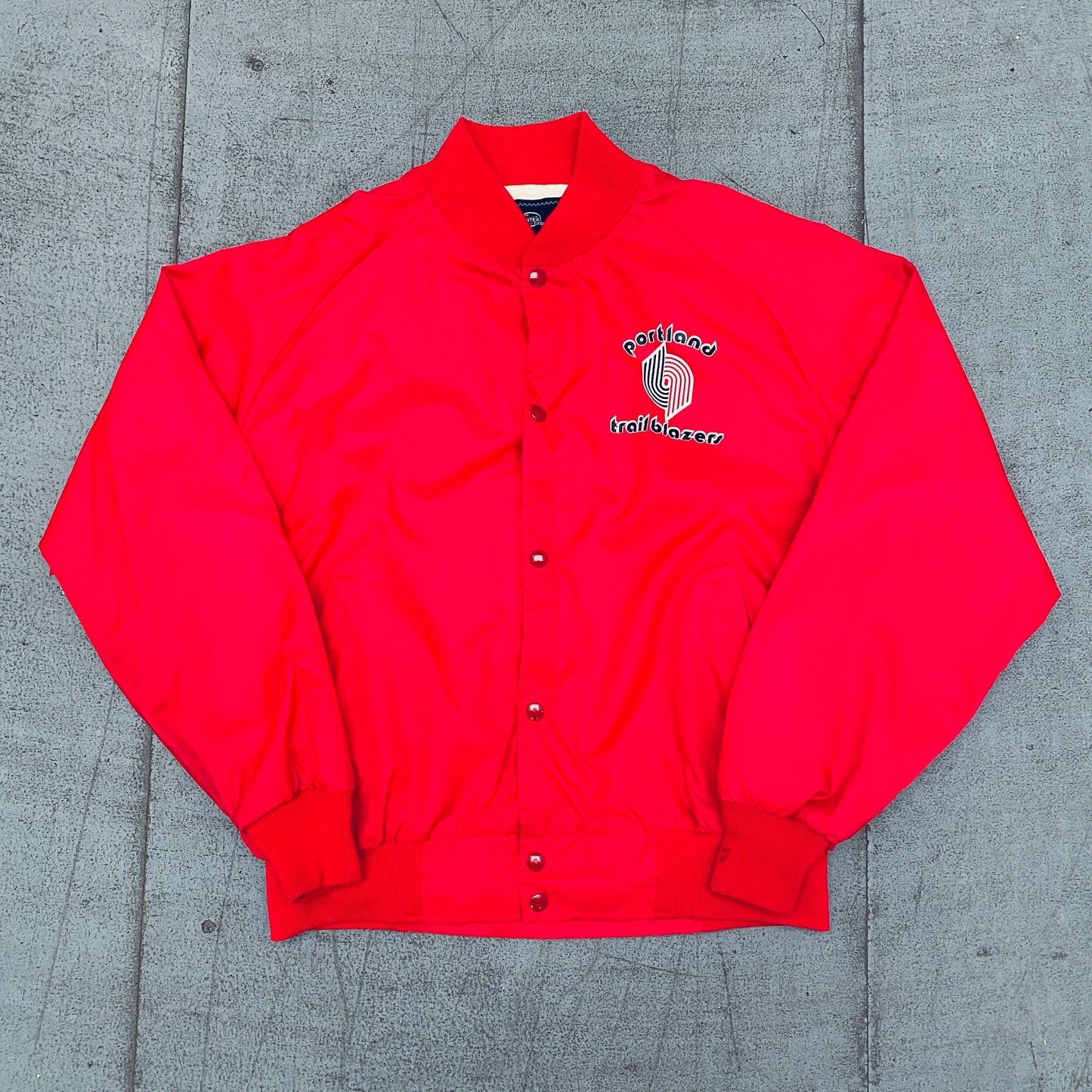 Portland Trail Blazers: 1980's Lightweight Bomber Jacket (L)