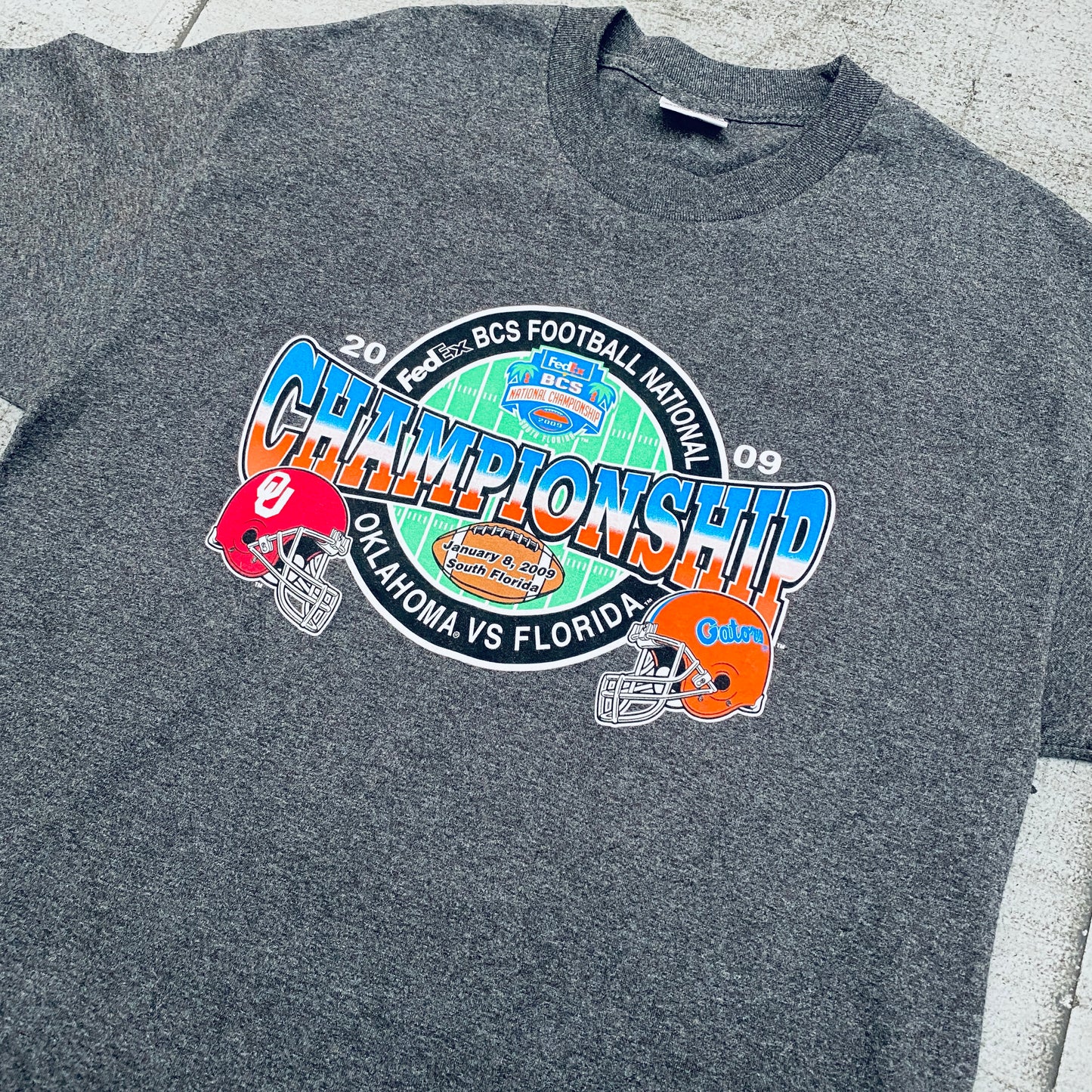 Florida Gators: 2009 BCS National Championship Matchup Tee (M/L)