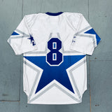 Dallas Cowboys: 1990's No. 8 "Troy Aikman" Big Logo Starter Fan Jersey (L)