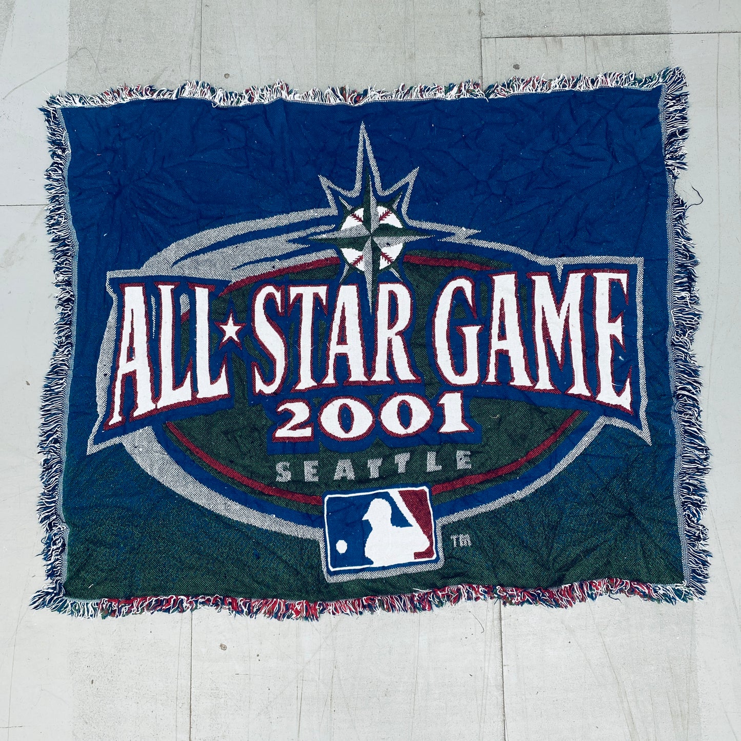 Seattle Mariners: 2001 All Star Game Triple Woven Rug