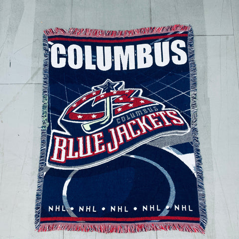 Columbus Blue Jackets: Triple Woven Rug
