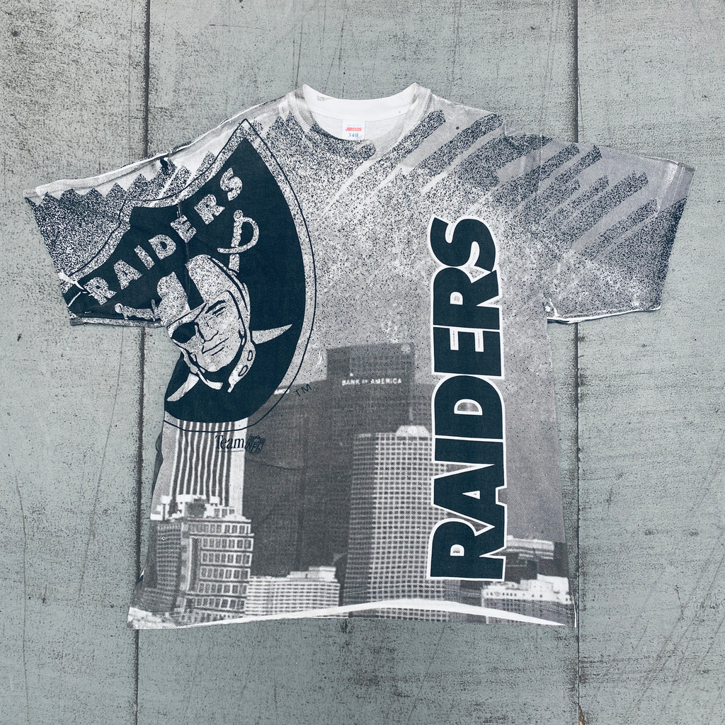 Los Angeles Raiders: 1993 All Over Print Tee (M/L) – National Vintage  League Ltd.