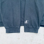 Pittsburgh Penguins: 1990's Logo Athletic 1/4 Zip Fleece Rink Side Jacket (XL)