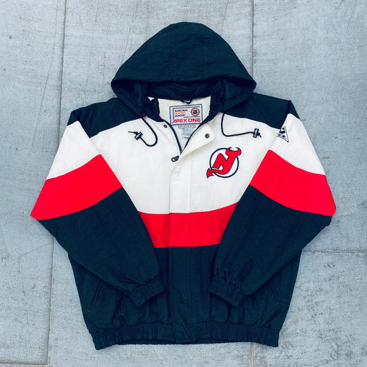 New Jersey Devils: 1990's Apex One Wave Fullzip Jacket (XL)