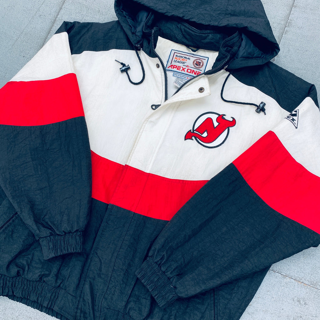 New Jersey Devils: 1990's Apex One Wave Fullzip Jacket (XL 
