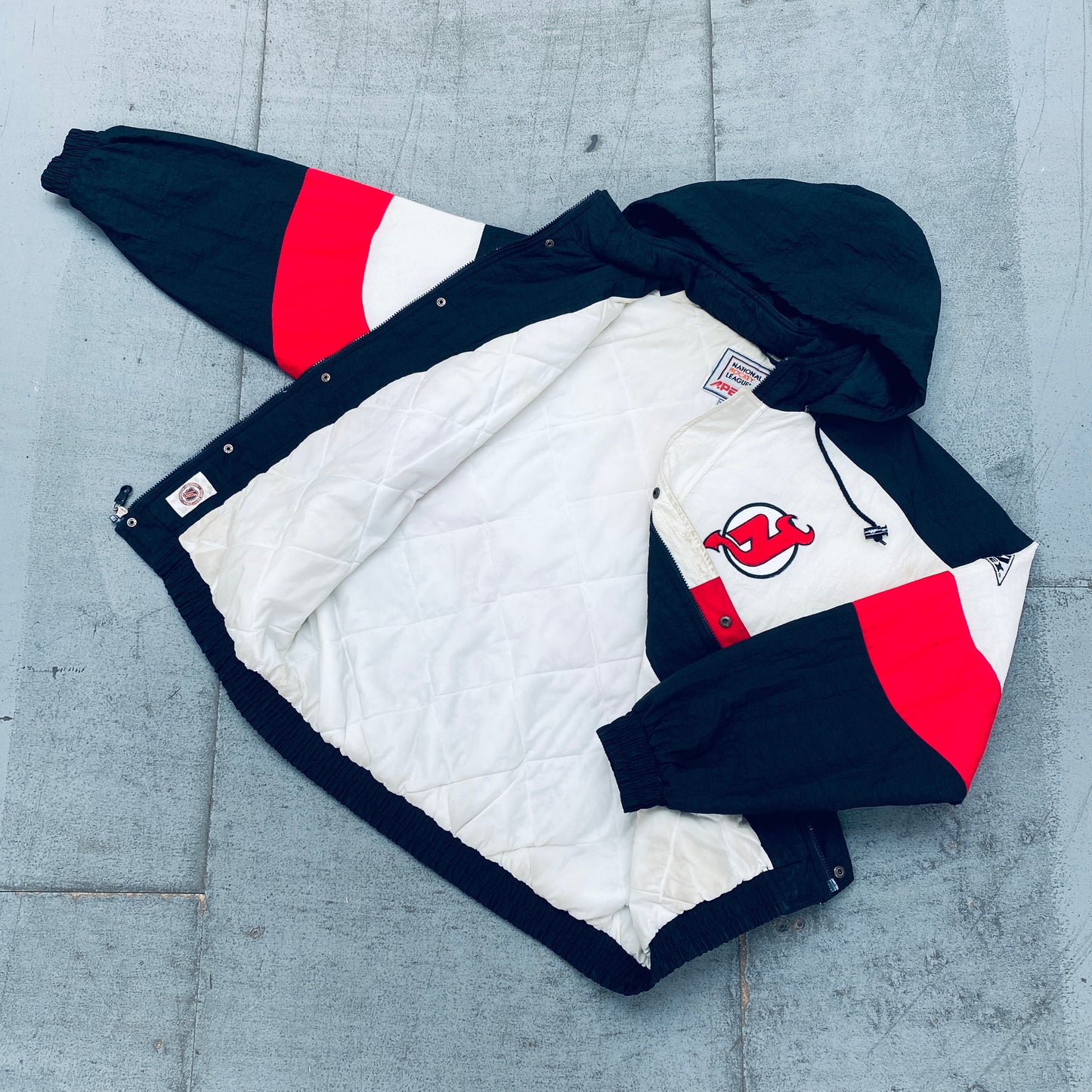 New Jersey Devils: 1990's Apex One Wave Fullzip Jacket (XL)