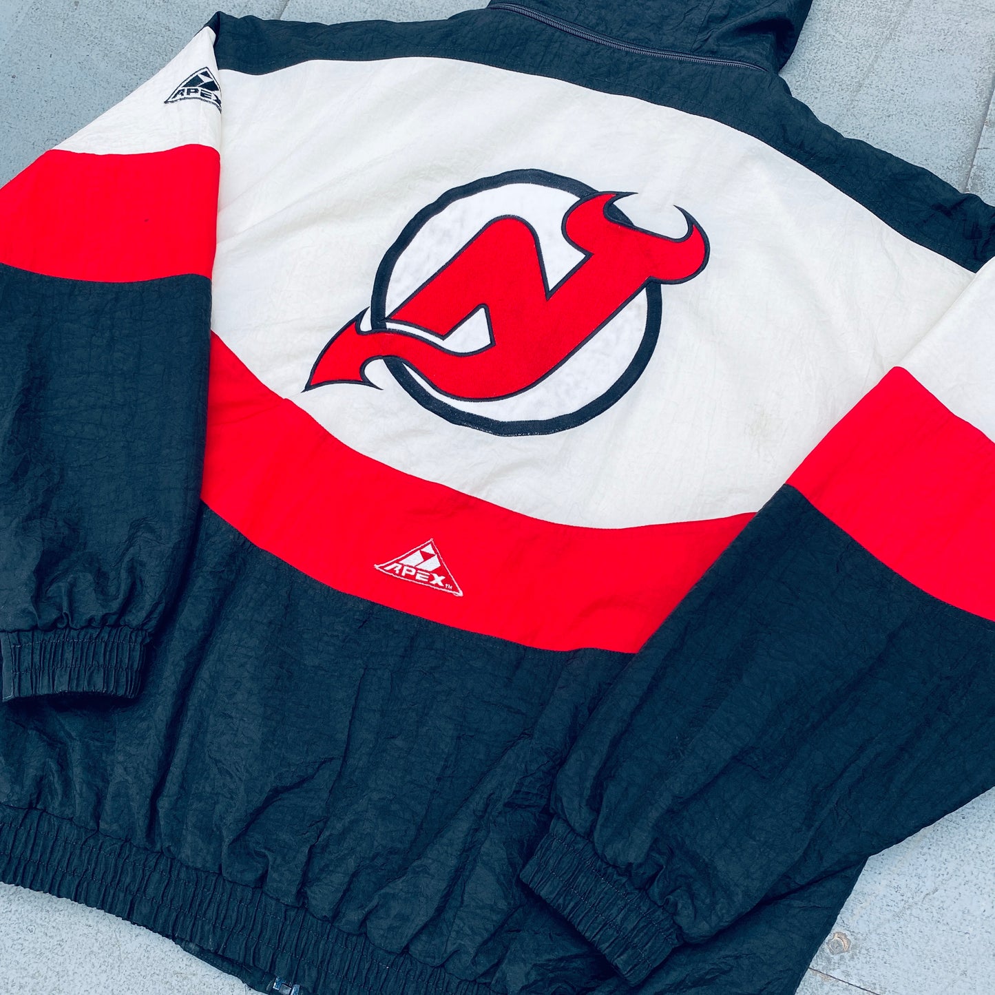 New Jersey Devils: 1990's Apex One Wave Fullzip Jacket (XL)