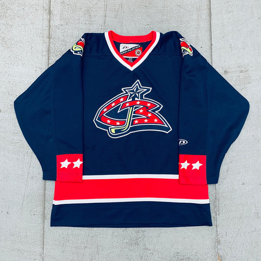 Columbus Blue Jackets: 2000 Inaugural Season Pro Player Jersey (S/M)