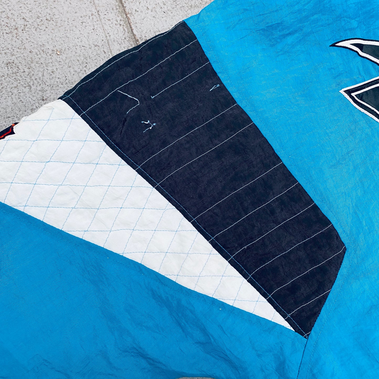 San Jose Sharks: 1990's Fullzip Starter Jacket (S)