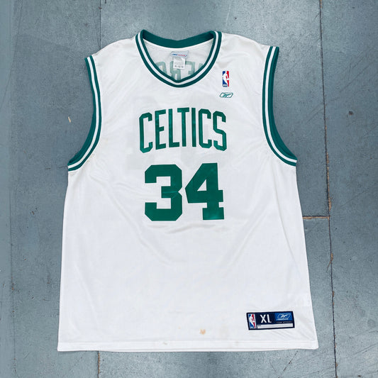 Boston Celtics: Paul Pierce 2004/05 White Reebok Jersey (XL)