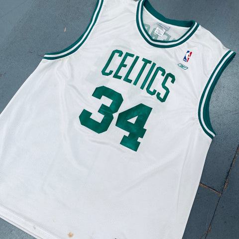 Boston Celtics: Paul Pierce 2004/05 White Reebok Jersey (XL