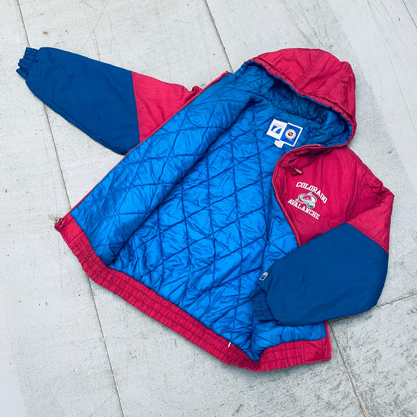 Colorado Avalanche: 1990's Logo 7 Fullzip Jacket (L)