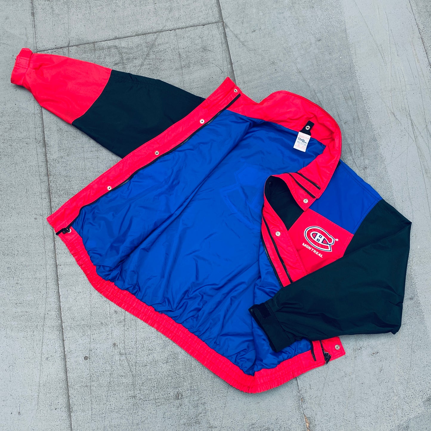 Montreal Canadiens: 1990's Chalk Line Fullzip Windbreaker (M)