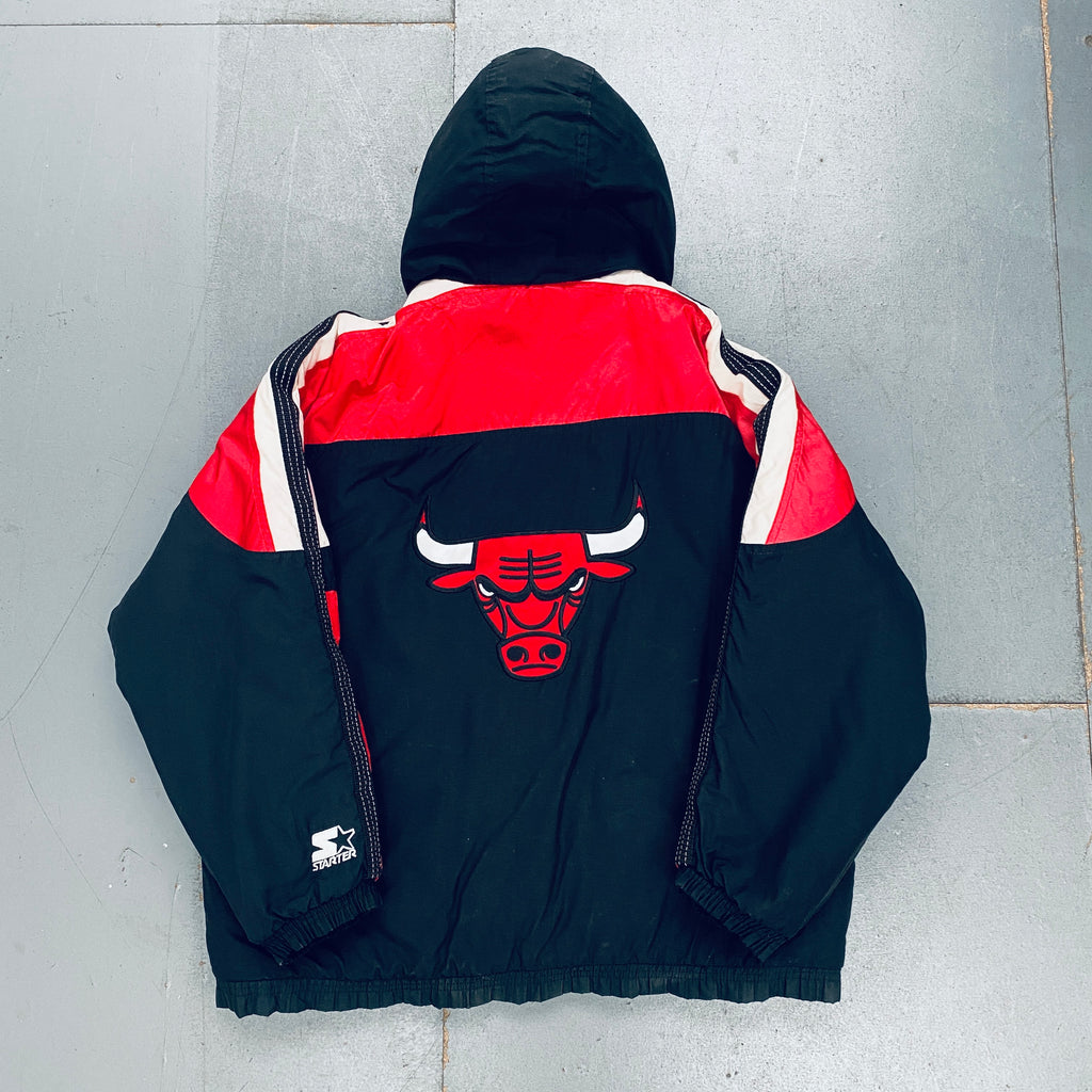 Chicago Bulls: 1990's NBA Authentics Fullzip Starter Jacket (S 