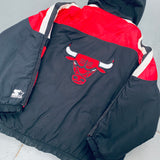 Chicago Bulls: 1990's NBA Authentics Fullzip Starter Jacket (S)