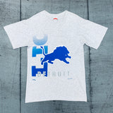 Detroit Lions: 1994 Nutmeg Mills Front And Back Graphic Tee (M/L)