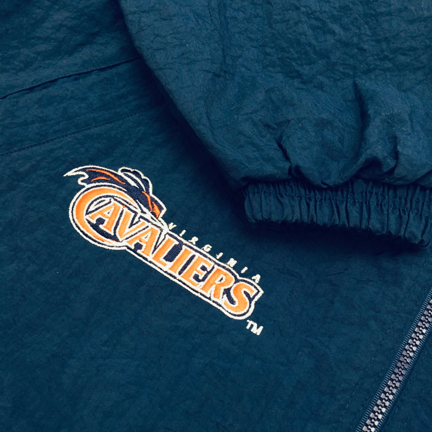 University of Virginia Cavaliers: 1990's Starter Fullzip Stadium Jacket (L)