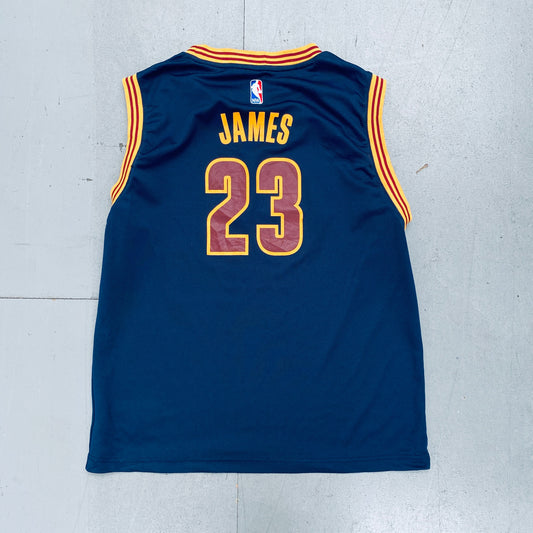 Cleveland Cavaliers: LeBron James 2014/15 Blue Adidas Jersey (M)