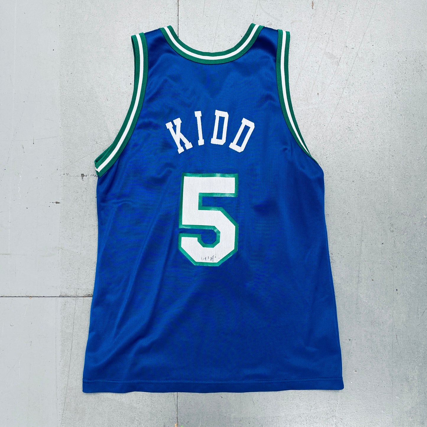 Dallas Mavericks: Jason Kidd Rookie 1994/95 Blue Champion Jersey (M)