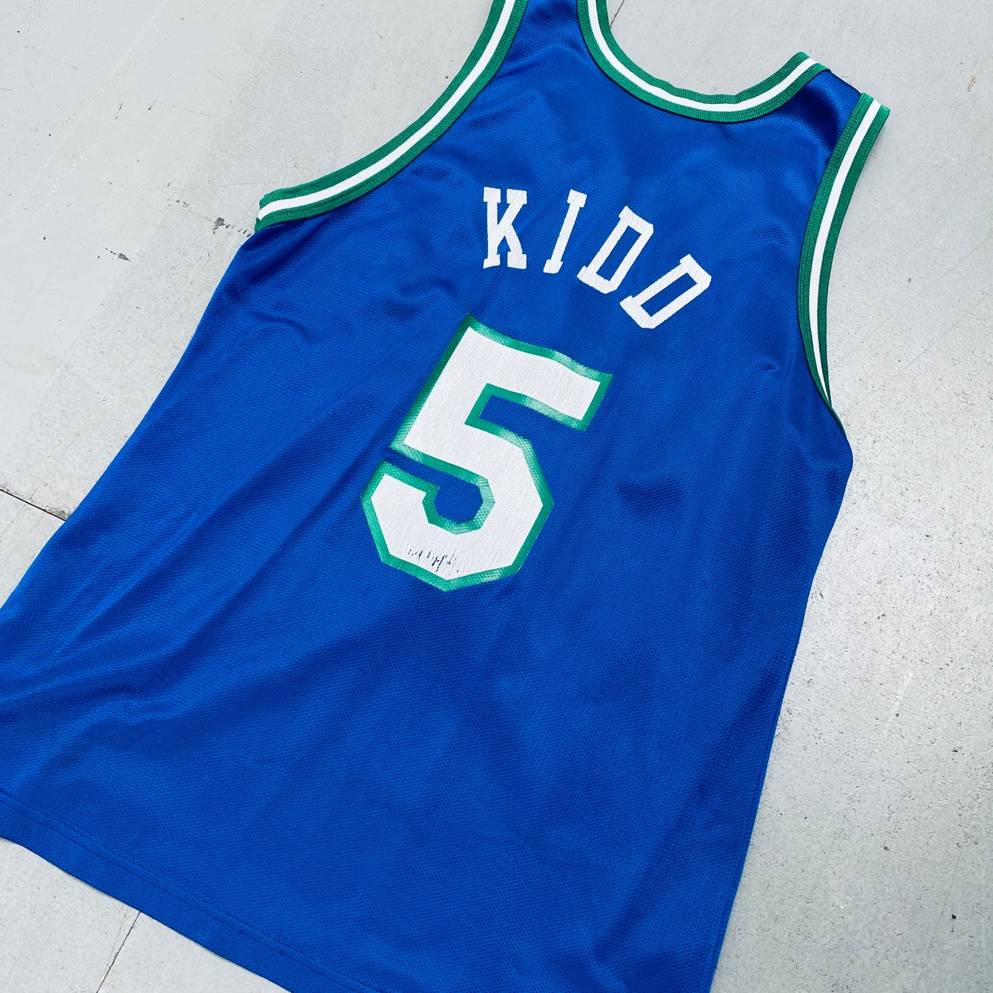 Dallas Mavericks: Jason Kidd Rookie 1994/95 Blue Champion Jersey (M)