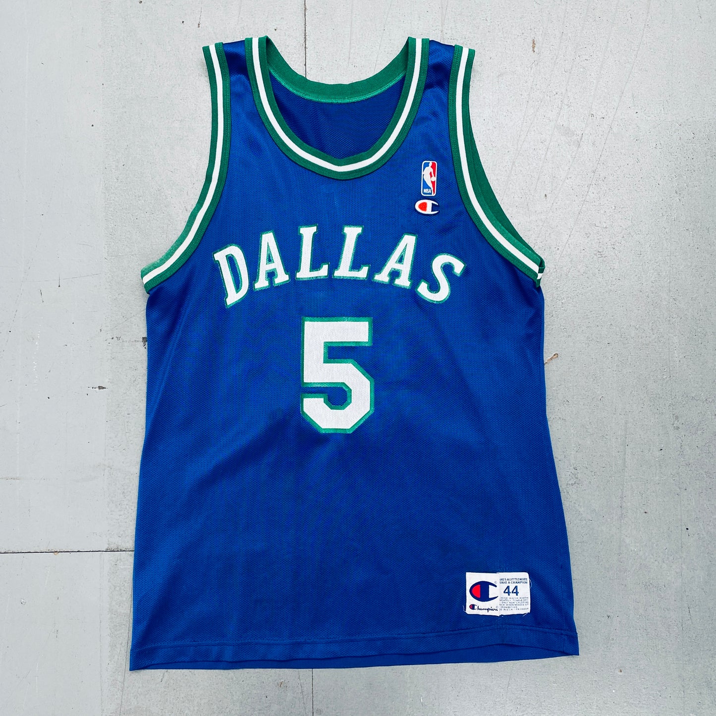 Dallas Mavericks: Jason Kidd Rookie 1994/95 Blue Champion Jersey (M)