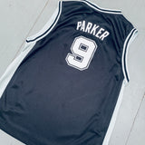 San Antonio Spurs: Tony Parker 2002/03 Black Reebok Jersey (S)