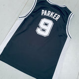 San Antonio Spurs: Tony Parker 2006/07 Black Adidas Jersey (S)