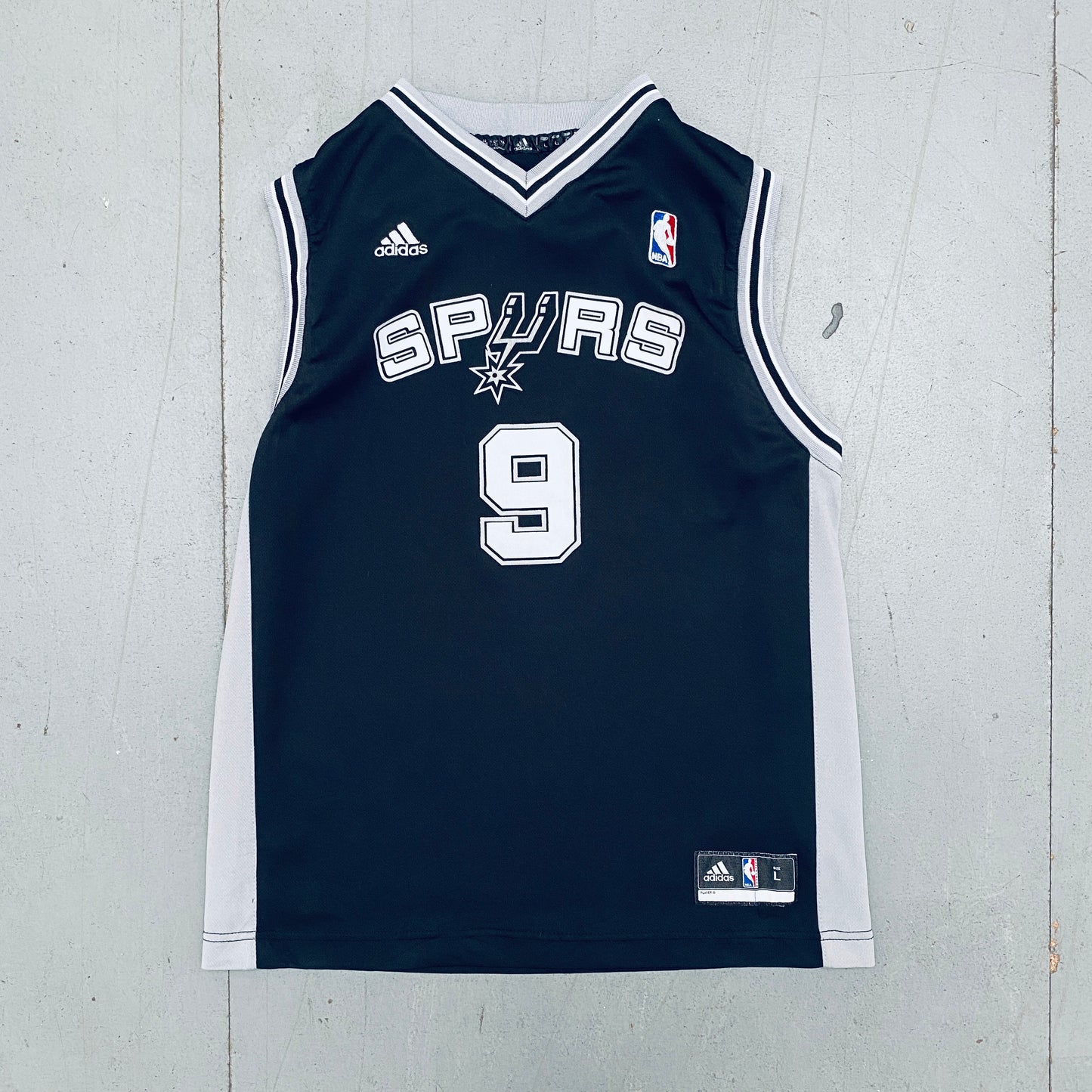 San Antonio Spurs: Tony Parker 2006/07 Black Adidas Jersey (S)