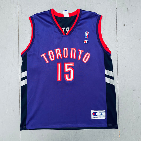 Toronto Raptors: Vince Carter "The Slam Dunk Contest" 1999/00 Purple Champion Jersey (M)