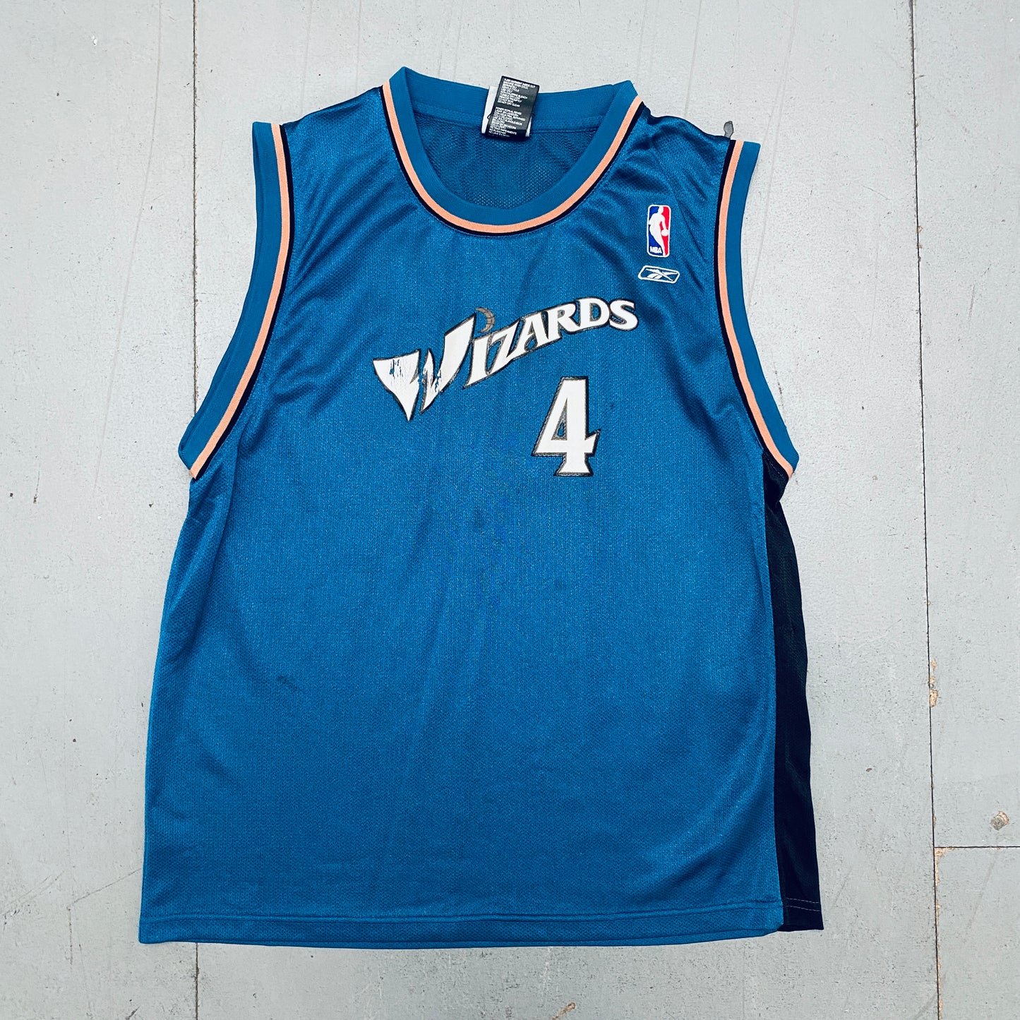 Washington Wizards: Antawn Jamison 2004/05 Blue Reebok Jersey (S)