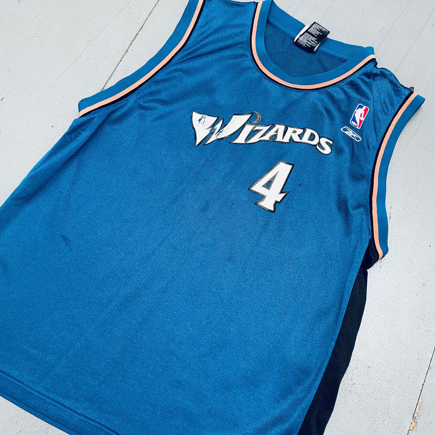 Washington Wizards: Antawn Jamison 2004/05 Blue Reebok Jersey (S)