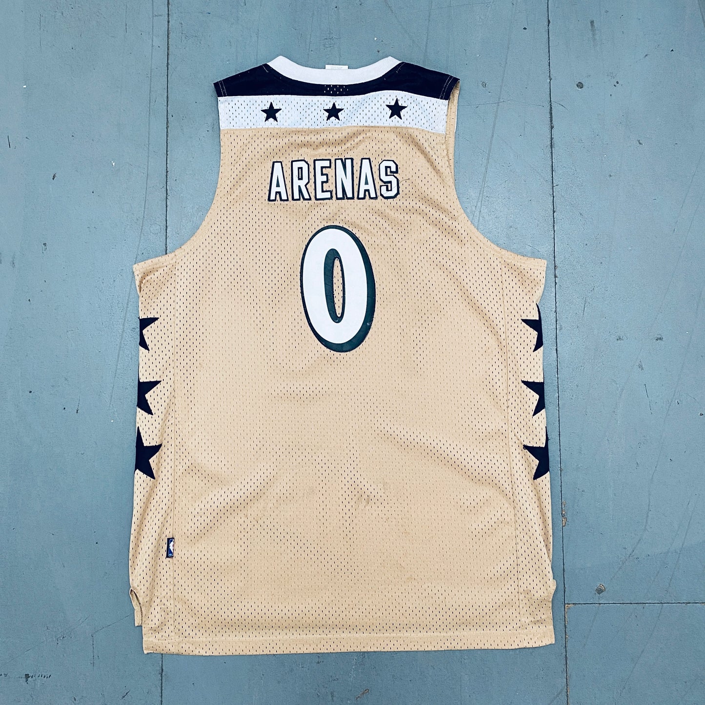 Washington Wizards: Gilbert Arenas 2006/07 Gold Adidas Stitched Jersey (XXL)