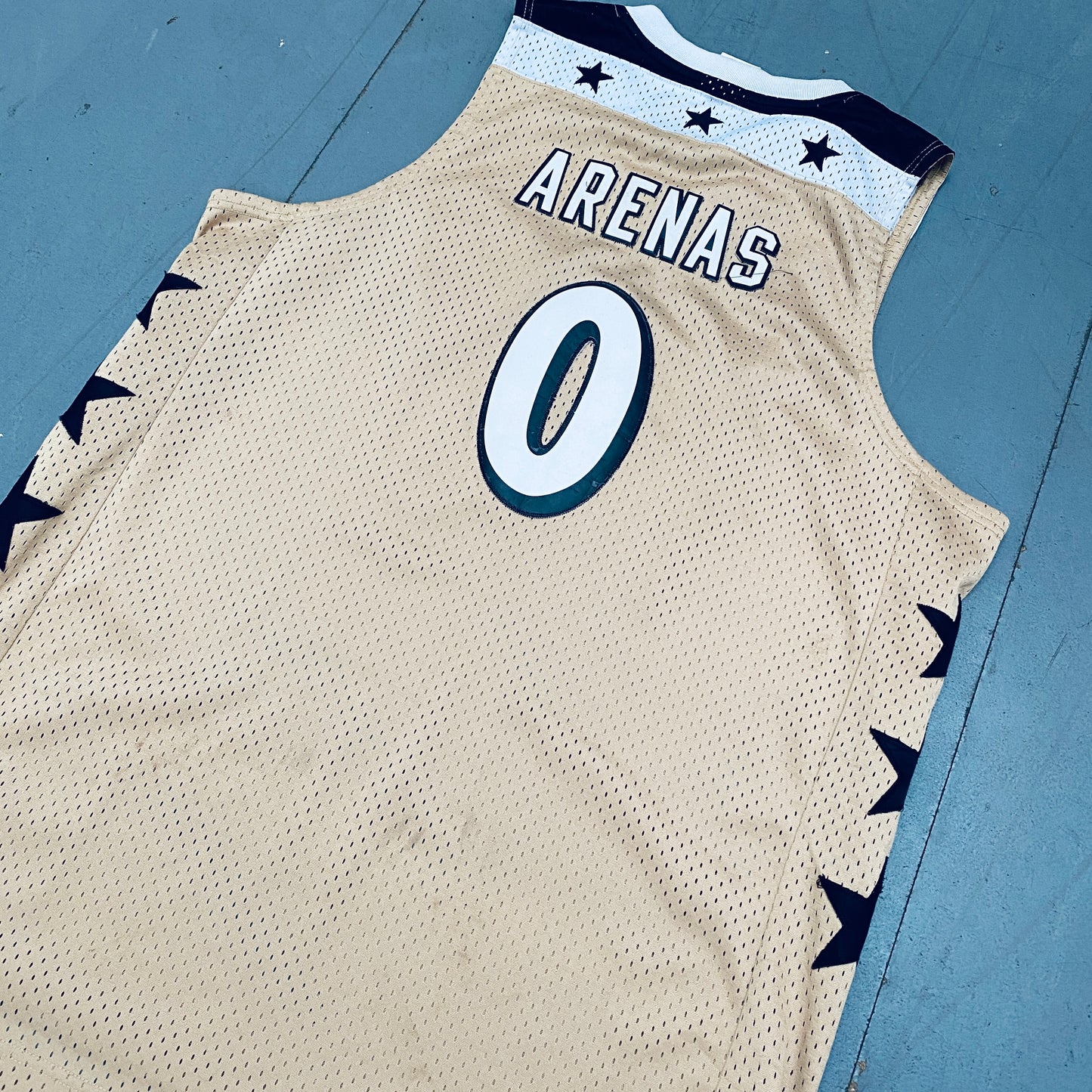 Washington Wizards: Gilbert Arenas 2006/07 Gold Adidas Stitched Jersey (XXL)